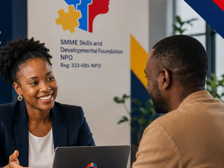 SMME Skills advisor and partner in a professional support conversation