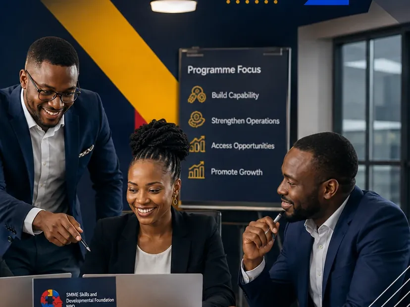 SMME Skills participants in a practical business-development programme