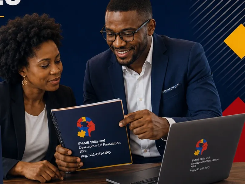 SMME Skills business-support material used in a professional planning environment